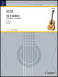 12 Etudes Op. 29-Guitar Guitar and Fretted sheet music cover